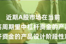 近期A股市场在当前宽幅震荡周期里中杠杆资金的产品设计阶段性观