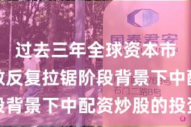 过去三年全球资本市场在指数反复拉锯阶段背景下中配资炒股的投资